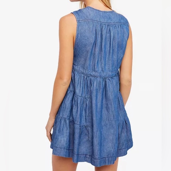 Free People Denim Dress - Picture 7 of 7